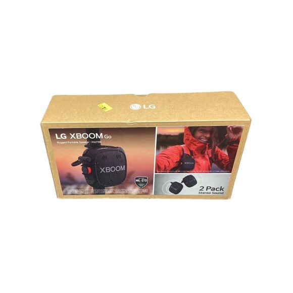 LG XBOOM XG2 Bluetooth Speaker 2-Pack Wireless Portable 10Hr Battery Rugged - Picture 1 of 5